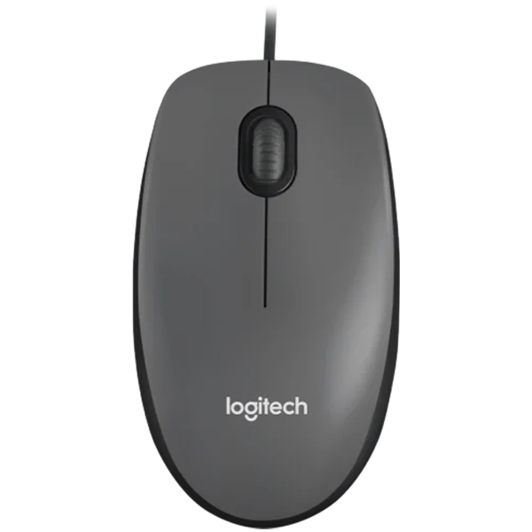 Miš žični Logitech M100 Crni-4