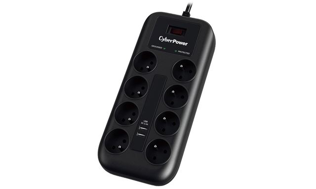 Prenaponska zaštita CYBERPOWER P0820SUF0-DE/ 8x šuko/ 2x US-0