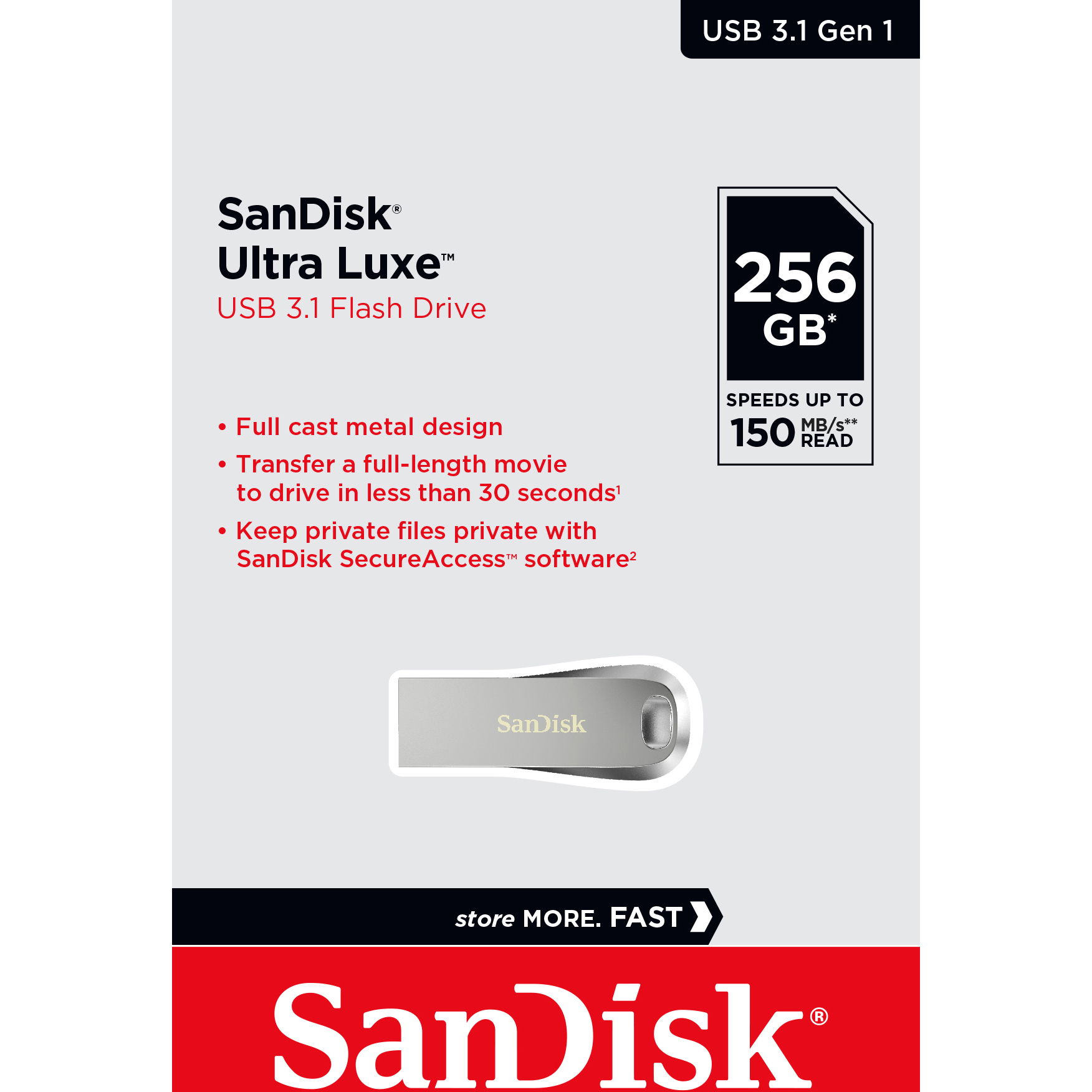 USB memorija Sandisk Ultra Luxe USB 3.1 256GB-5