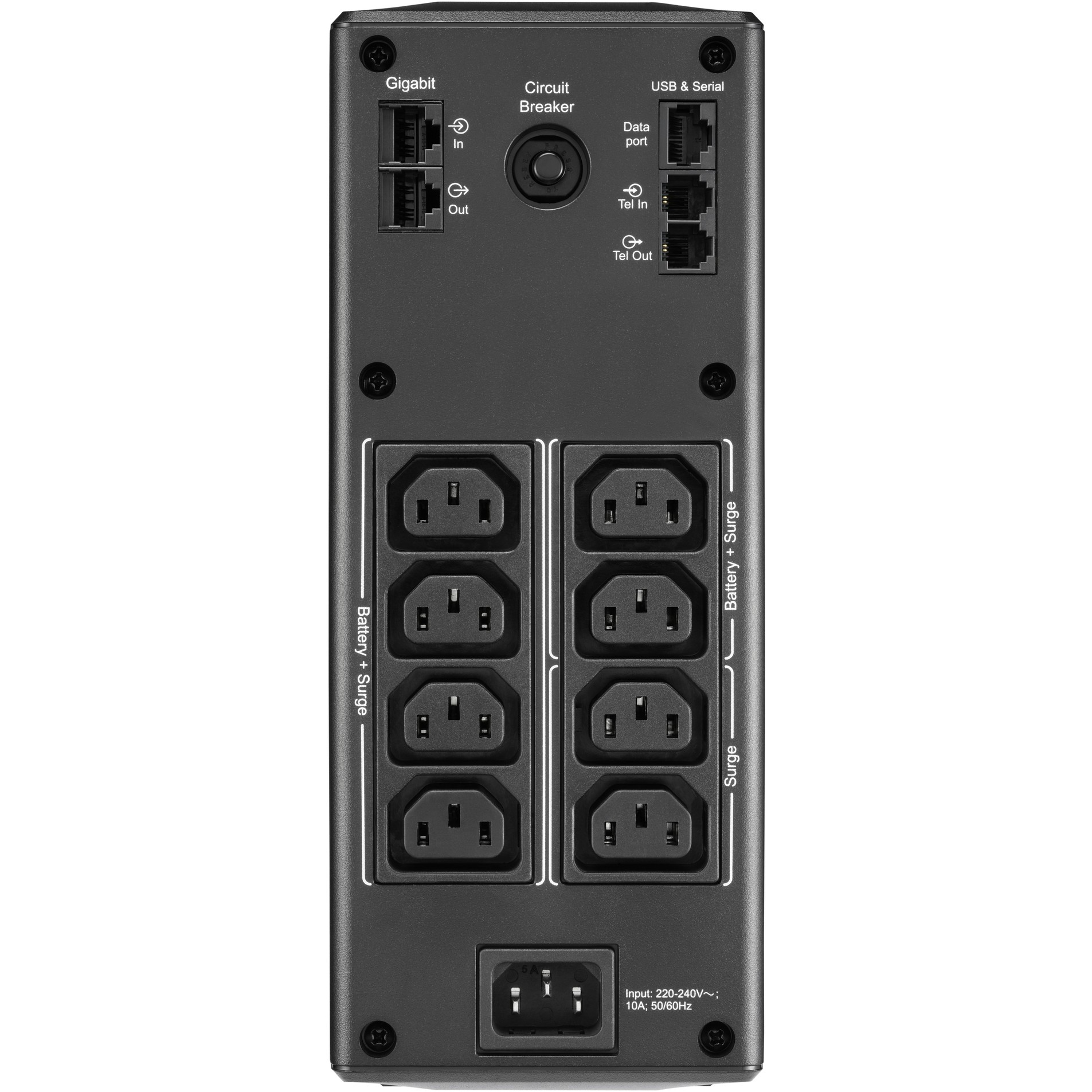 UPS APC Back BR1600MI 1600VA (izlazna snaga 960 W, 8 utičnica, AVR, LCD sučelje)-2