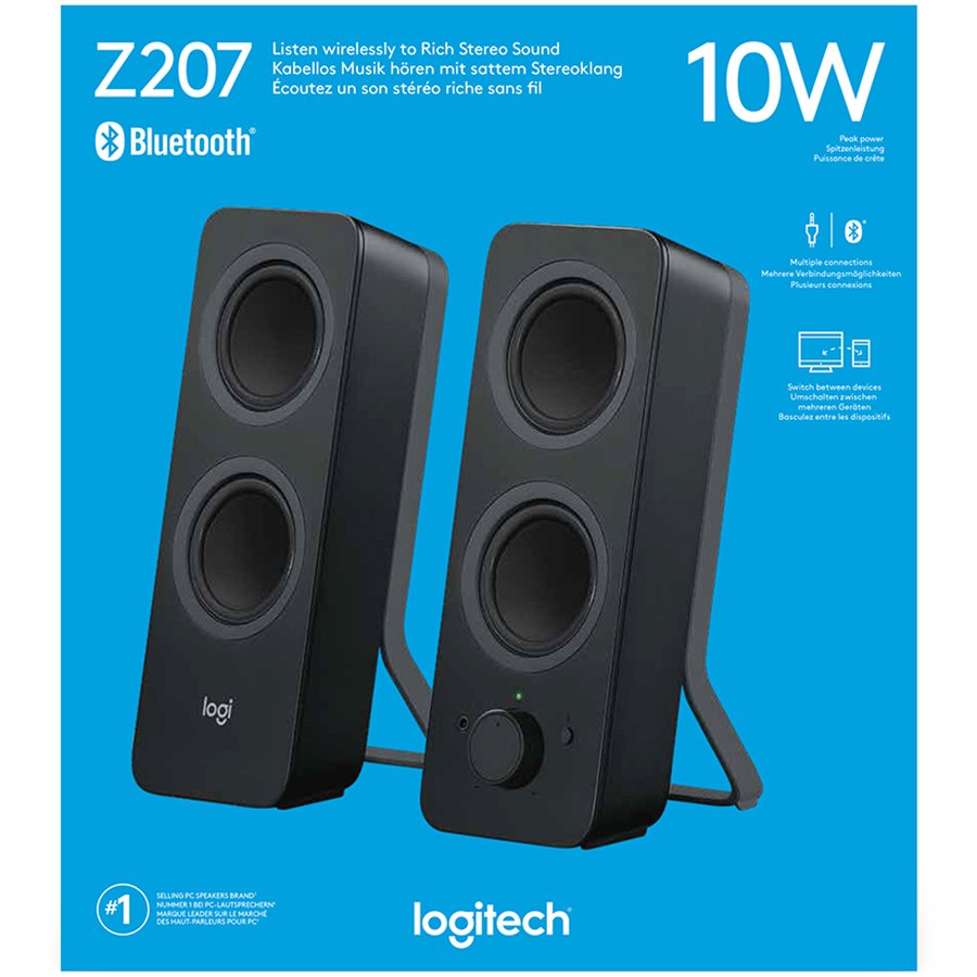 Zvučnici 2.0 Logitech Z207 USB 2.0 Bluetooth-6
