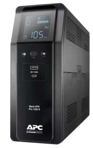 UPS APC Back BR1200SI (izlazna snaga 720 W, tehnologija Line interactive AVR, Pure sinewave, izlazni napon 230 V)-0