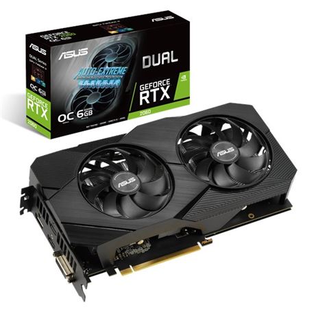 Grafička kartica ASUS DUAL-RTX2060-O6G-EVO (6144 MB, GDDR6, PCIe 3.0 x16)-0