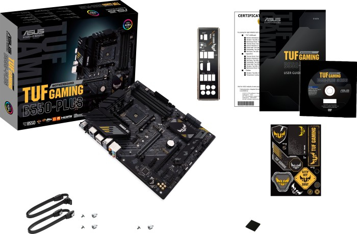 Matična ploča ASUS TUF GAMING B550-PLUS, DDR4, SATA3, USB3.2Gen2, DP, AM4 ATX-6