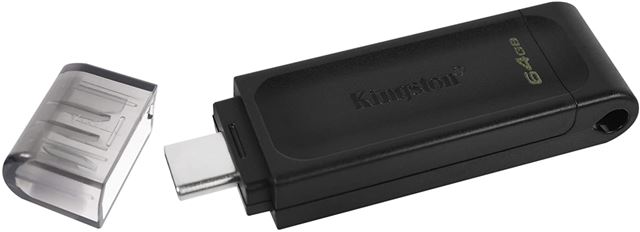 USB memorija KINGSTON DataTraveler 70 (USB 3.2 Gen 1 (3.1 Gen 1), 64 GB) crna