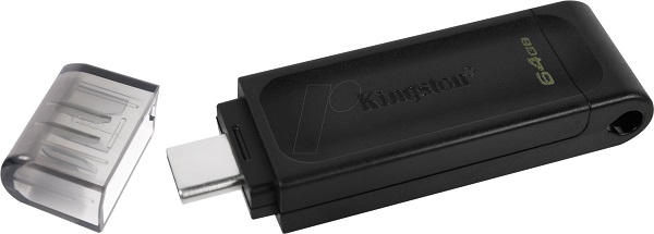 USB memorija KINGSTON DataTraveler 70 (USB 3.2 Gen 1 (3.1 Gen 1), 64 GB) crna-5