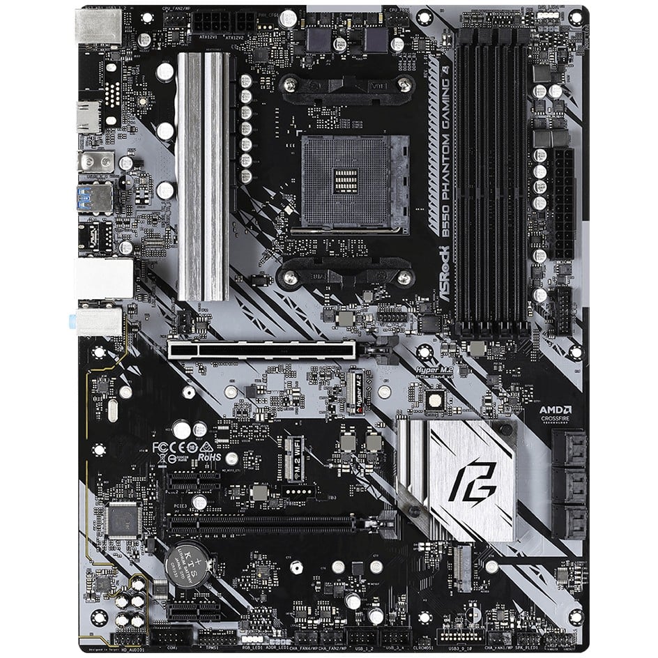 Matična ploča ASROCK B550 PHANTOM GAMING 4 (AM4, DDR4, PCIe 3.0 x16, SATA3, M.2, USB 3.1)-2