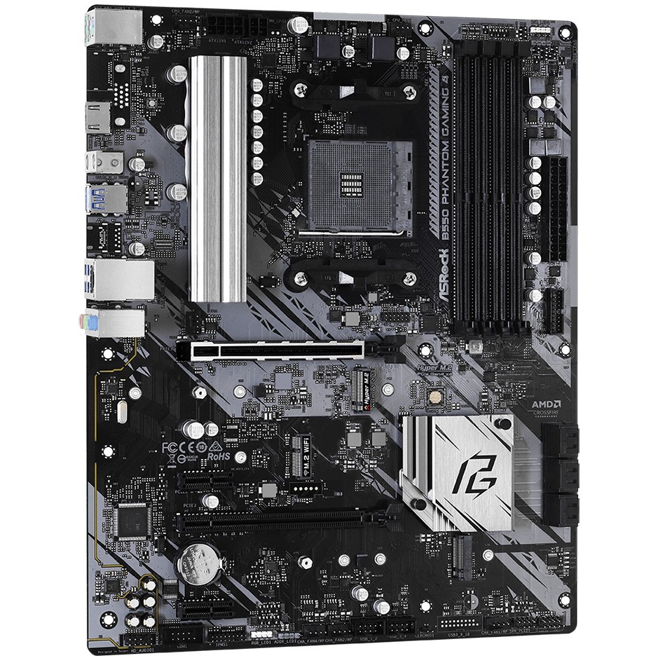 Matična ploča ASROCK B550 PHANTOM GAMING 4 (AM4, DDR4, PCIe 3.0 x16, SATA3, M.2, USB 3.1)-4