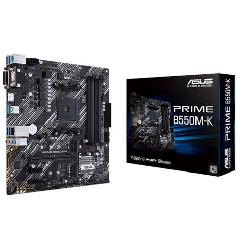 Matična ploča ASUS PRIME B550M-K (DDR4, SATA3, USB3.2Gen2, HDMI, AM4 mATX)