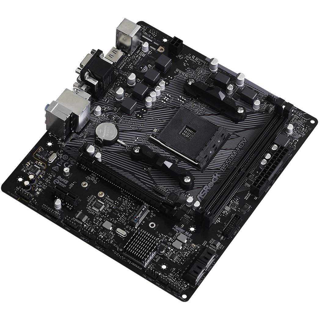 ASROCK MB (AM4, B550, 2xDDR4,1xPCIe x16,1xPCI Ex1, 6xSATA3 , M.2, DP,HDMI,DVI, USB 3.2) ATX-5