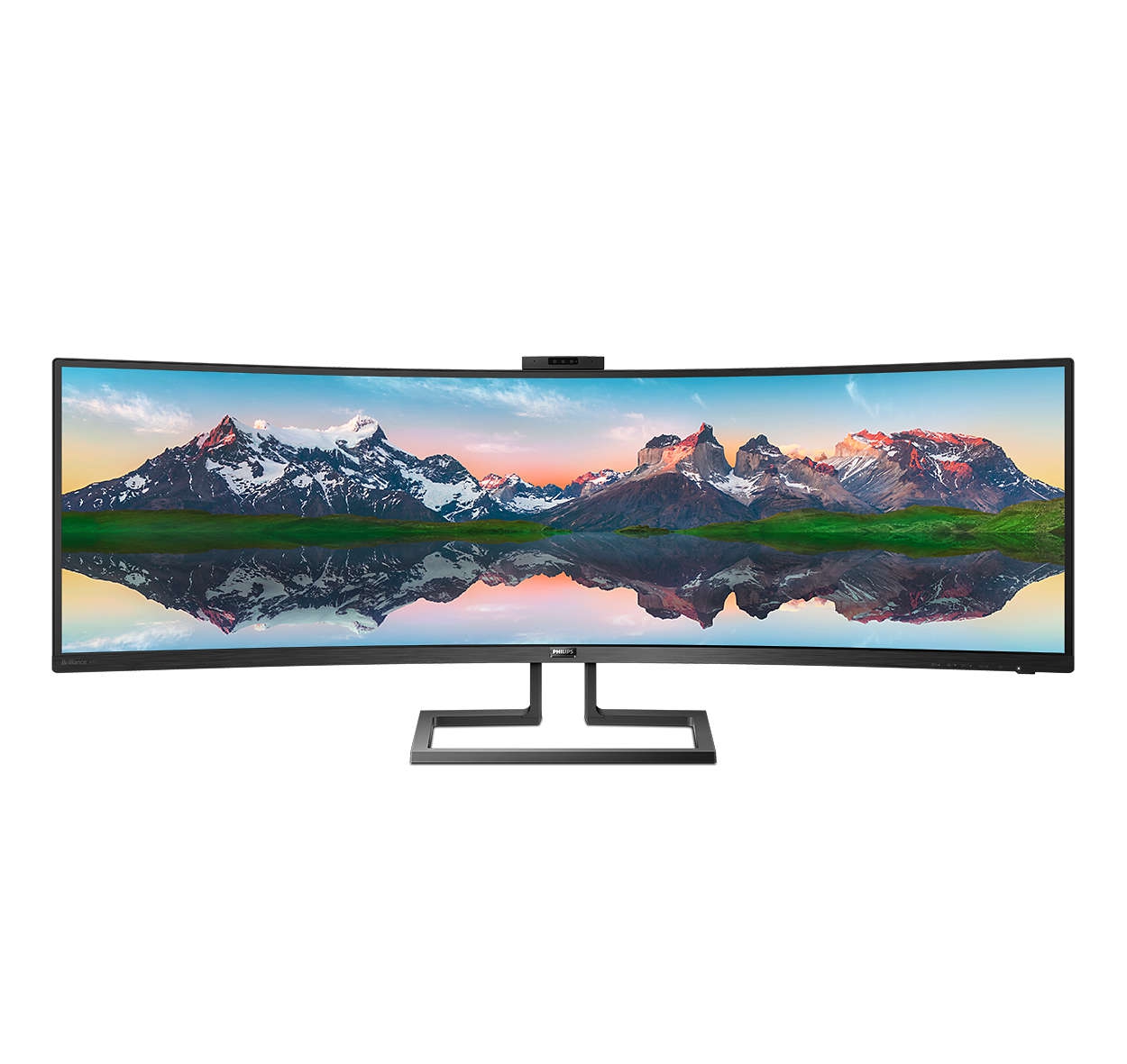Monitor PHILIPS 499P9H Brilliance SuperWide (49",FullHD,60Hz,VA,zakrivljeni)-2