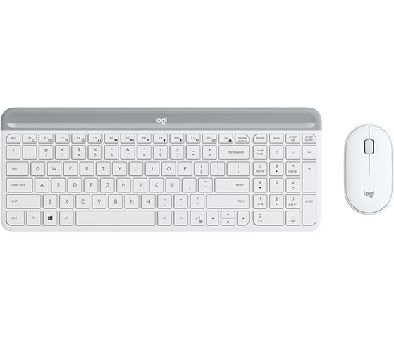 Bežični desktop komplet MK470 Slim Wireless bijela