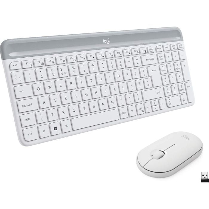Bežični desktop komplet MK470 Slim Wireless bijela-1