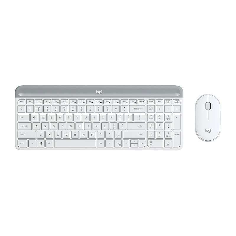 Bežični desktop komplet MK470 Slim Wireless bijela-7