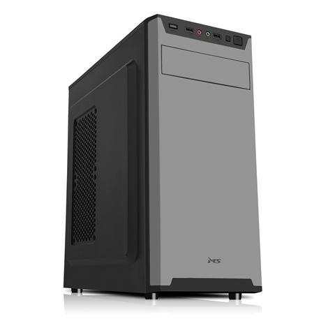 Kućište MS ELEMENT M300 (midi tower, atx, matx, 5,25" vanjski utor x1, 3,5" unutarnji utor x2, 2,5" unutarnji utor x2, usb 2.0 x2, crna)-0