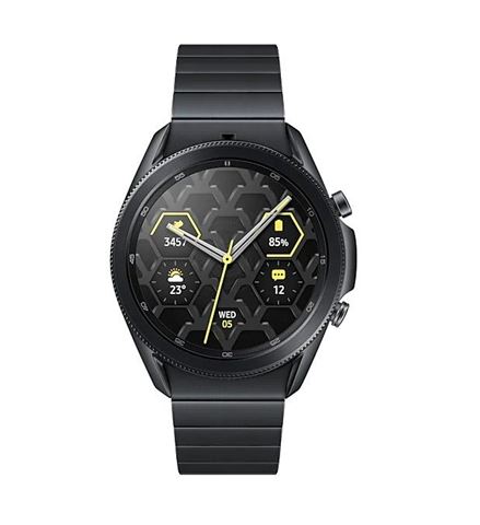 Pametni sat SAMSUNG R840 Galaxy Watch 3 Titan (45mm, AMOLED, Bluetooth, GPS, NFC, Wi-Fi, vodootporan, kožni remen, crna)-0