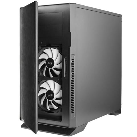 Kućište MS ARMOR Q700 (midi tower, atx, matx, 5,25" vanjski utor-2, 3,5" unutarnji utor-2, 2,5" unutarnji utor-5, usb2.0x2, usb3.0x2, pozicije za kulere-5, crna, podrška za vodeno hlađenje-240 mm kuler, 483x230x467mm)-0