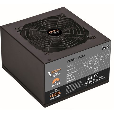 Napajanje MS CORE M600 (snaga 600 W, aktivni PFC, 80 Plus, form factor ATX)-0