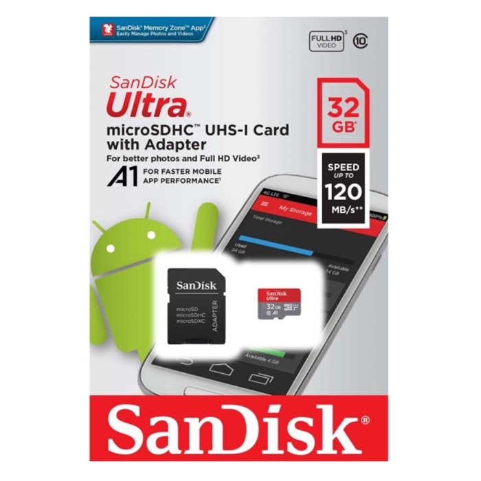 Memorijska kartica SanDisk Ultra microSDXC, A1, U1 32GB-6