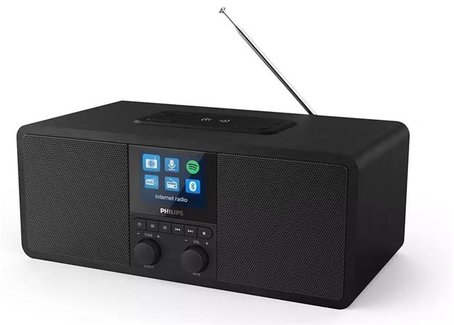 Internet radio PHILIPS TAR8805/10 (DAB+, FM, Bluetooth, 6W RMS, 2.4" boji ekran)