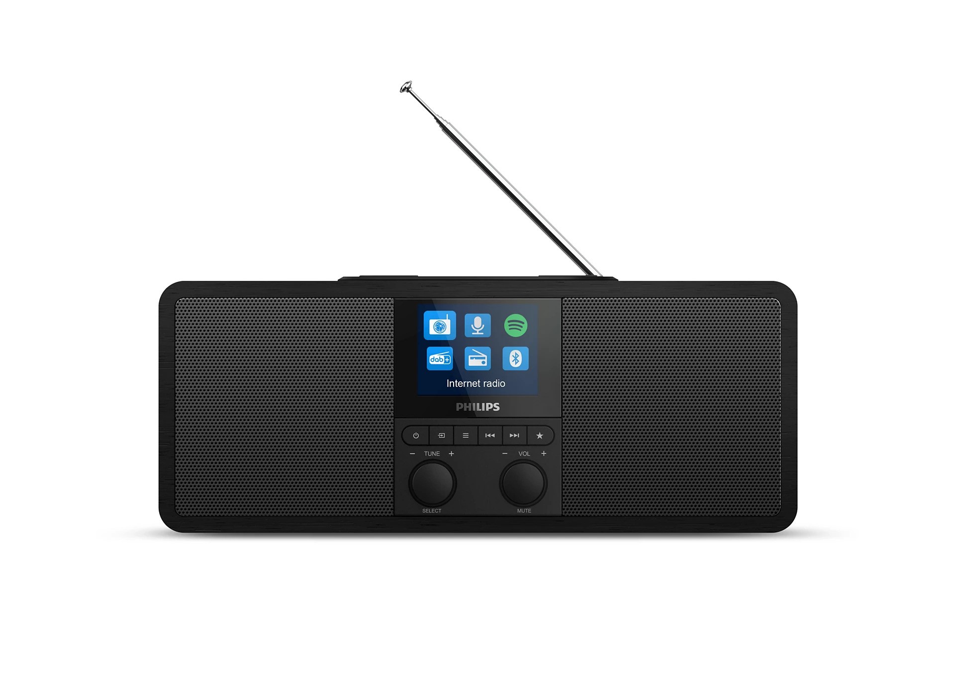 Internet radio PHILIPS TAR8805/10 (DAB+, FM, Bluetooth, 6W RMS, 2.4" boji ekran)-0