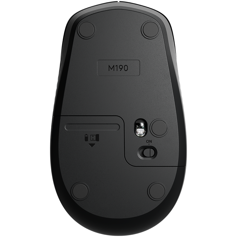 Miš bežični Logitech M190 Crni-9