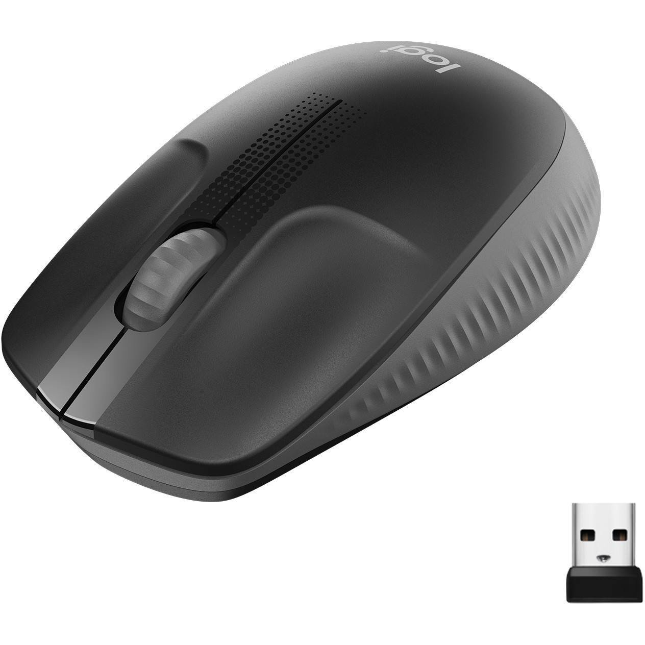 Miš bežični Logitech M190 Crni-10