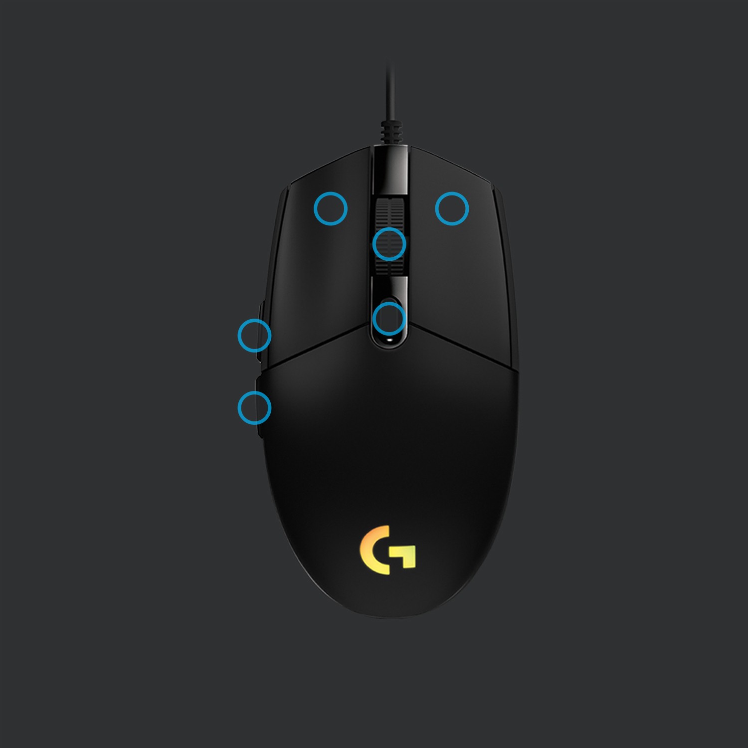 Miš žični LOGITECH G203 Lightsync-7