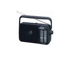 Radio PANASONIC RF-2400DEG-K (prijenosni, FM/AM, crna boja)