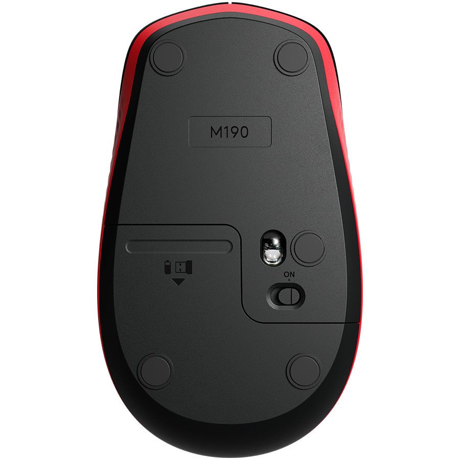 Miš bežični Logitech M190 Crveni-5