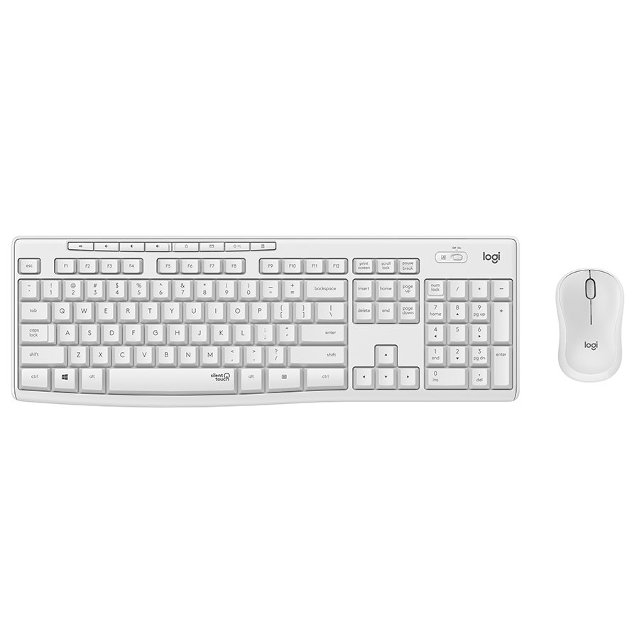Desktop komplet bežični Logitech MK295 Bijeli-2