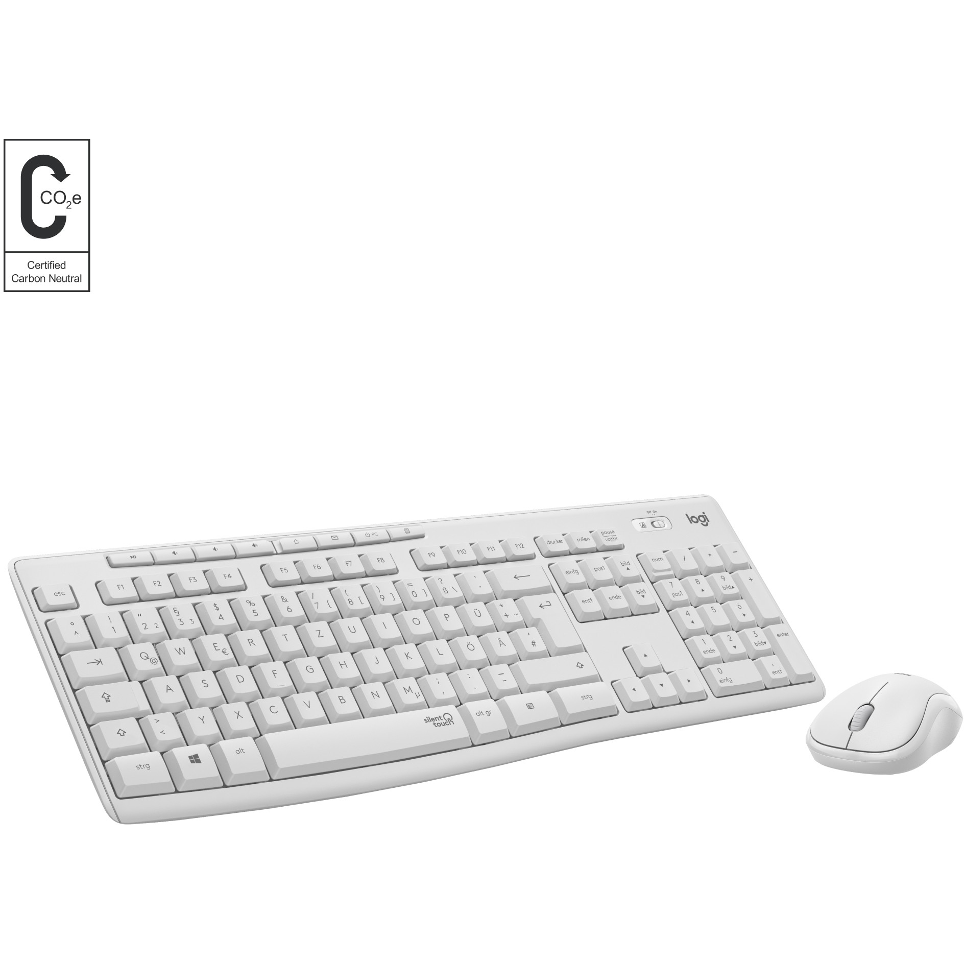 Desktop komplet bežični Logitech MK295 Bijeli-3