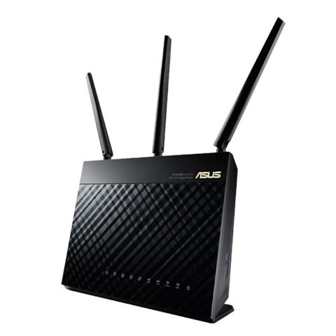 Wireless Router ASUS RT-AC68U V3 (wan 1x 10/100/1000 Mbps, lan 4x 10/100/1000 Mbps, wireless standard 802.11a/b/g, 802.11n, 802.11ac)-0