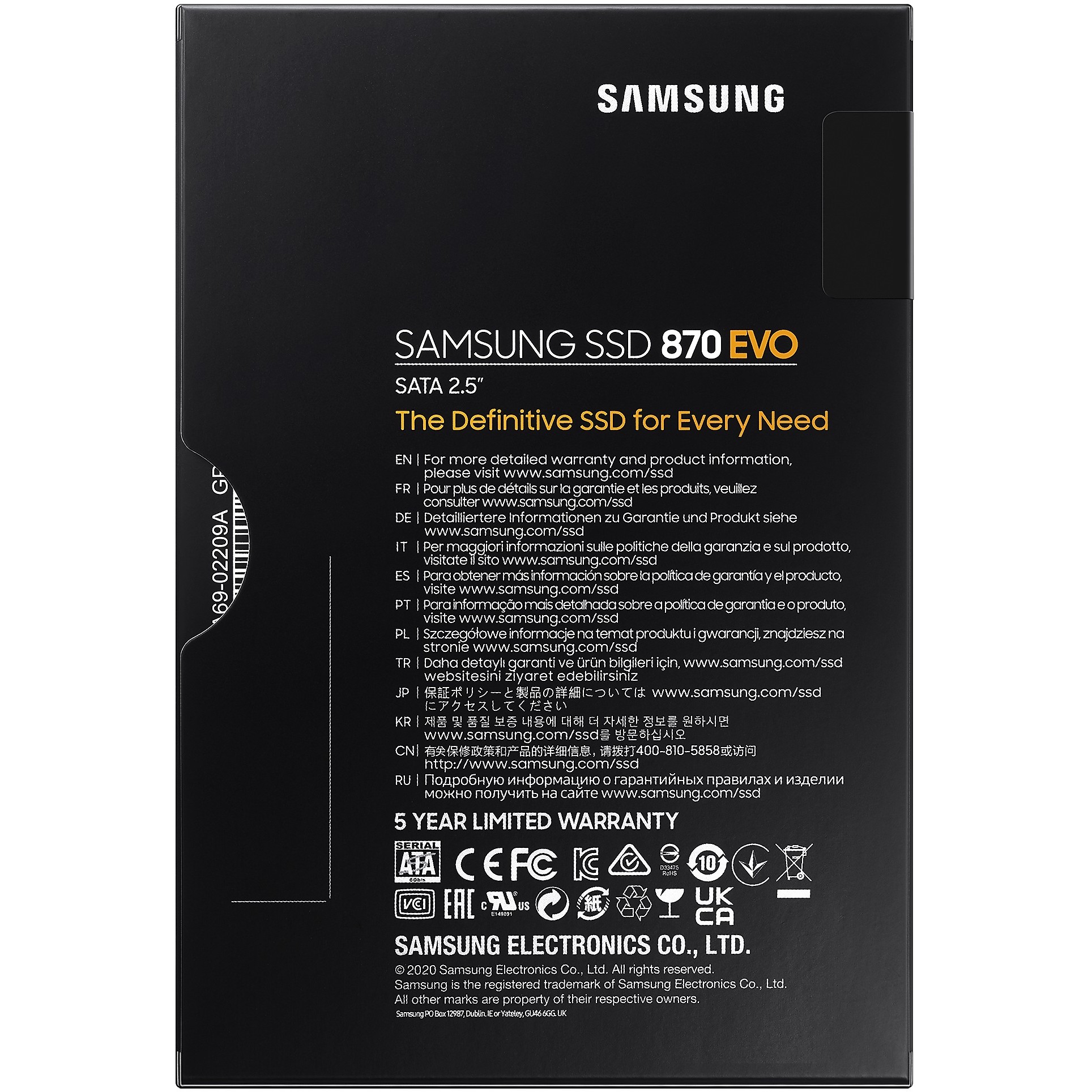 Samsung 870 EVO 2TB SSD, R/W: 560/530MB/s (MZ-77E2T0B/EU)-12