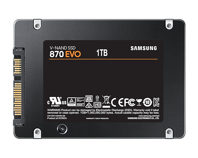 Samsung 870 EVO 1TB SSD, R/W: 560/530MB/s (MZ-77E1T0B/EU)-3