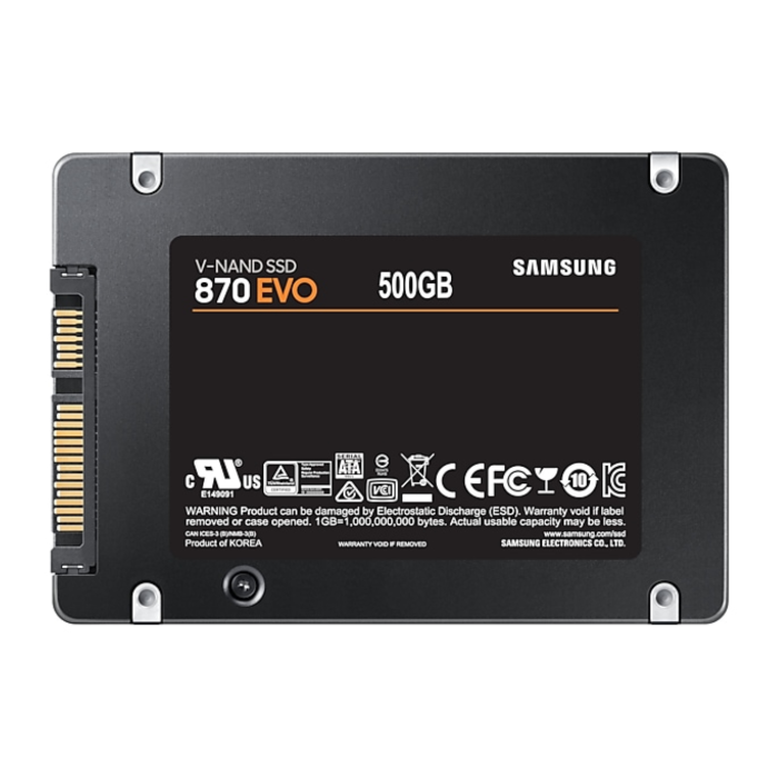 Samsung 870 EVO 500GB SSD, R/W: 560/530MB/s (MZ-77E500B/EU)-0