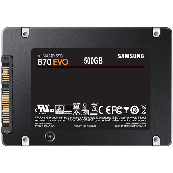 Samsung 870 EVO 500GB SSD, R/W: 560/530MB/s (MZ-77E500B/EU)-11