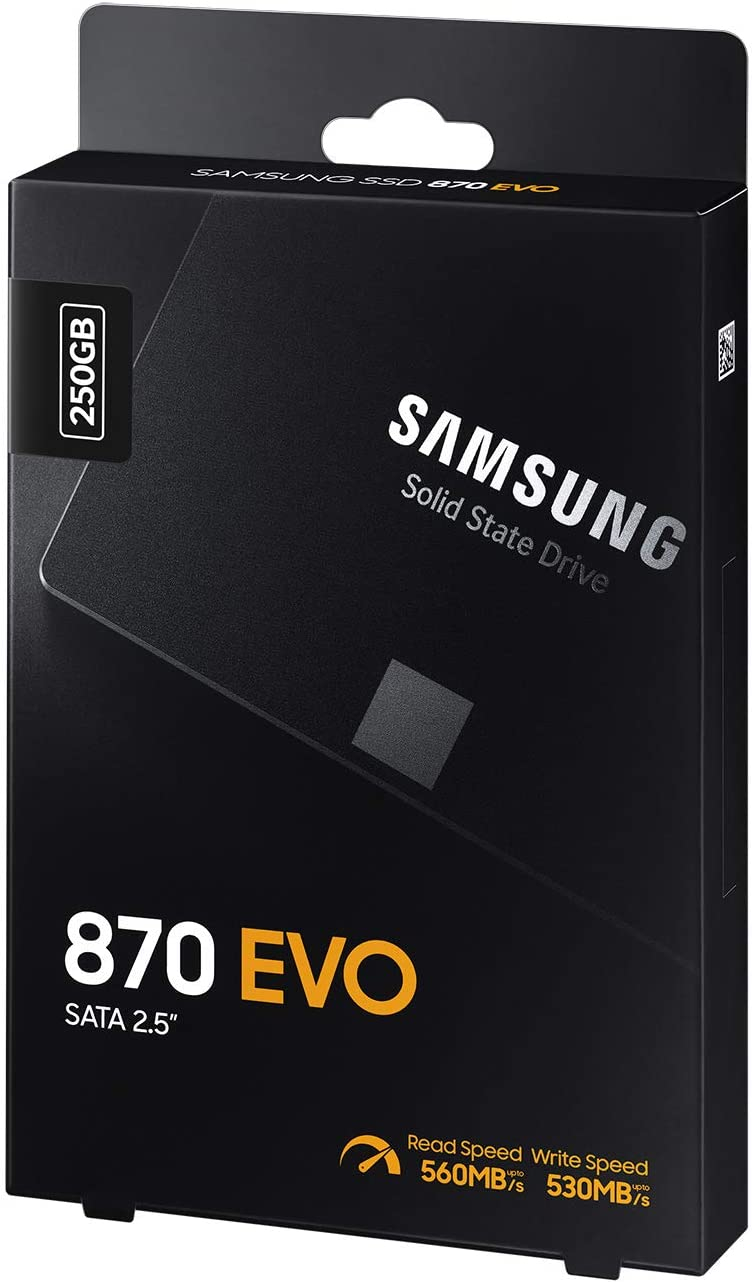 SSD 250GB Samsung 870EVO 2,5" SATA V-NAND MLC-2
