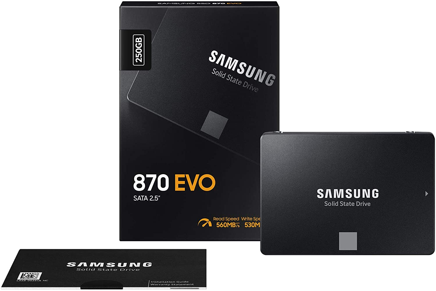 SSD 250GB Samsung 870EVO 2,5" SATA V-NAND MLC-1