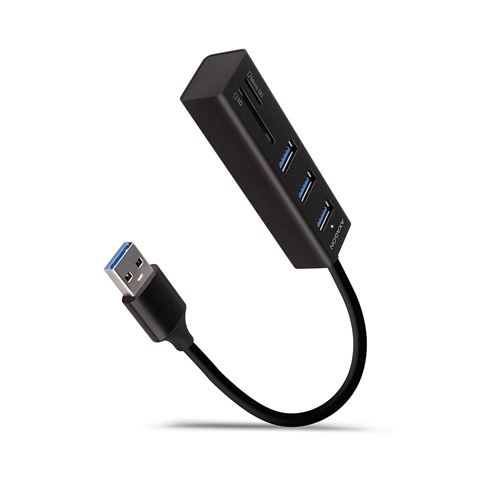 USB HUB AXAGON HMA-CR3A 3x USB-A + SD/microSD, 20cm-0