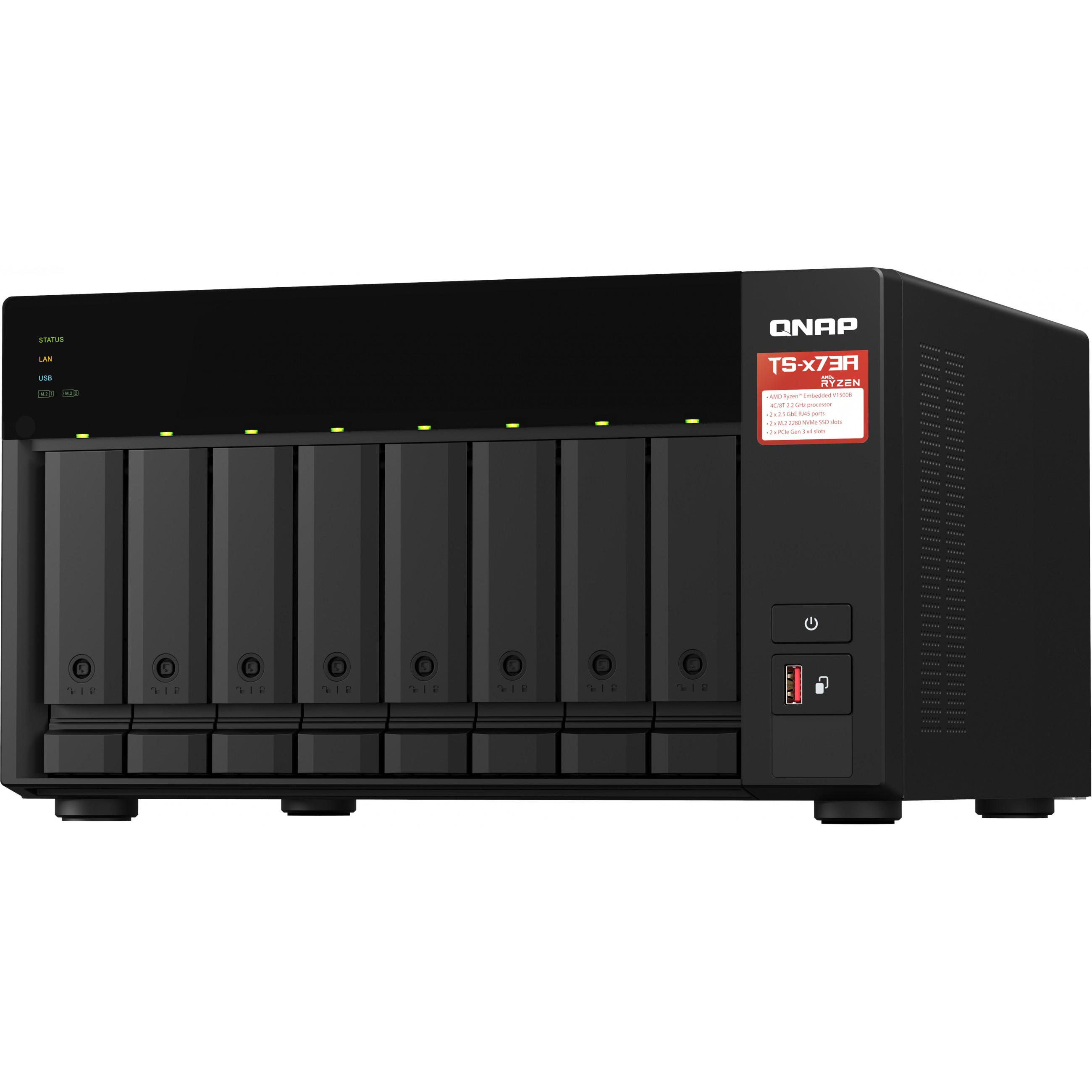 STORAGE QNAP NAS TS-873A-8G-12