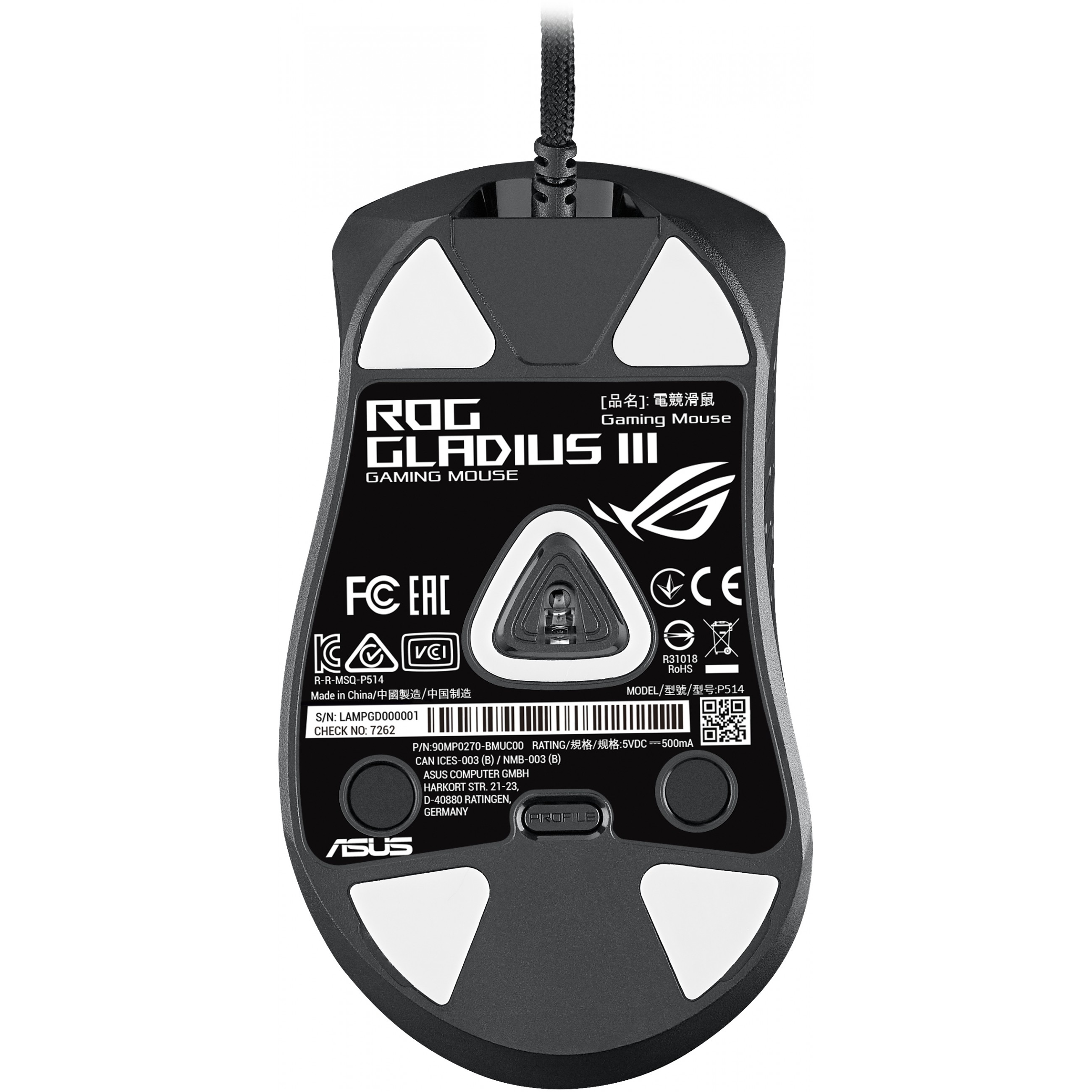 Miš ASUS ROG Gladius III gaming crni-6