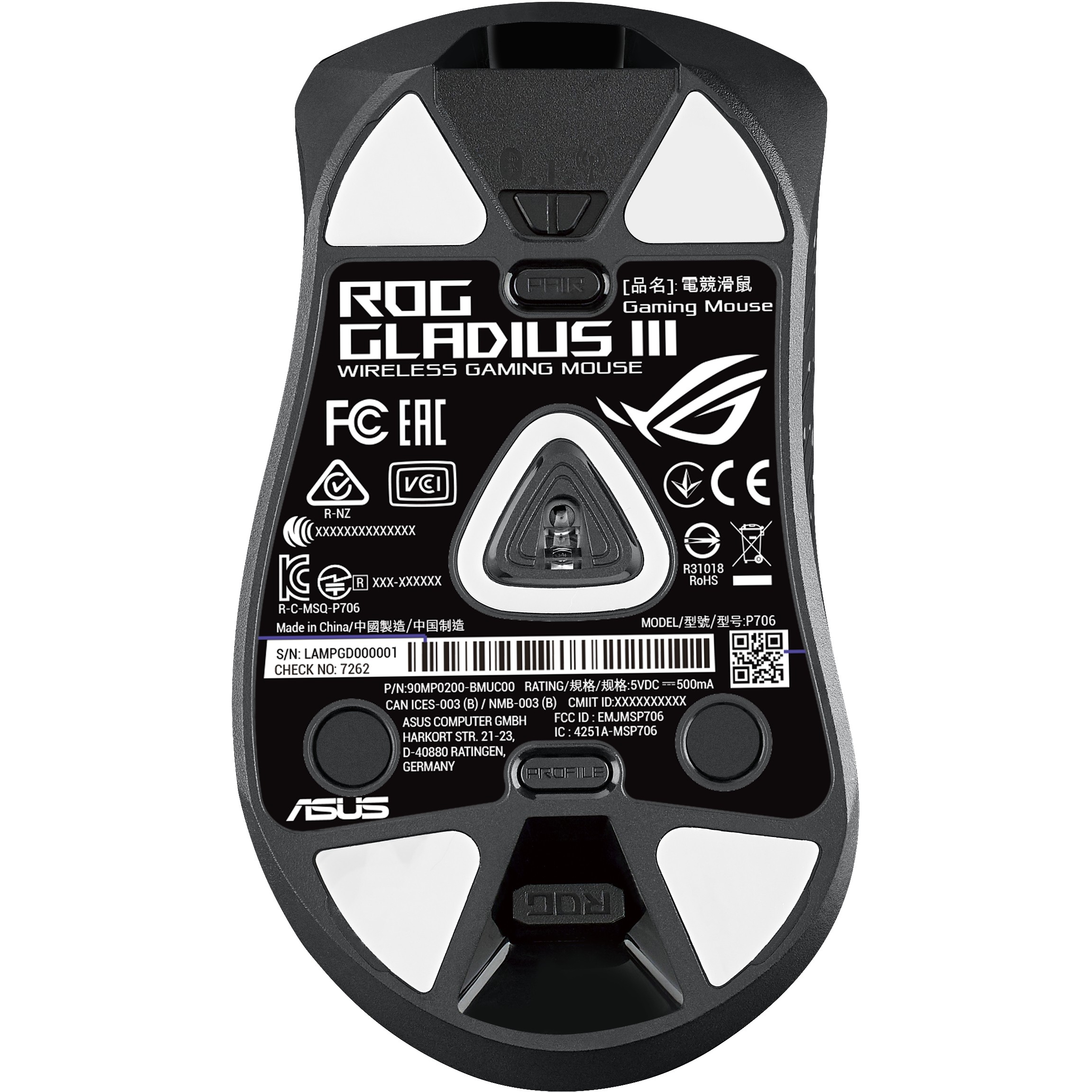 Miš ASUS ROG Gladius III gaming crni-13