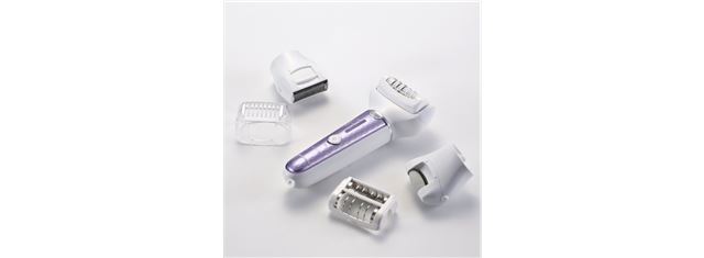 Epilator PANASONIC ES-EL7C-V503 (bežični Wet & Dry, 60 pinceta, 3 brzine, LED svjetlo, 7 nastavaka, ljubičasti)-0