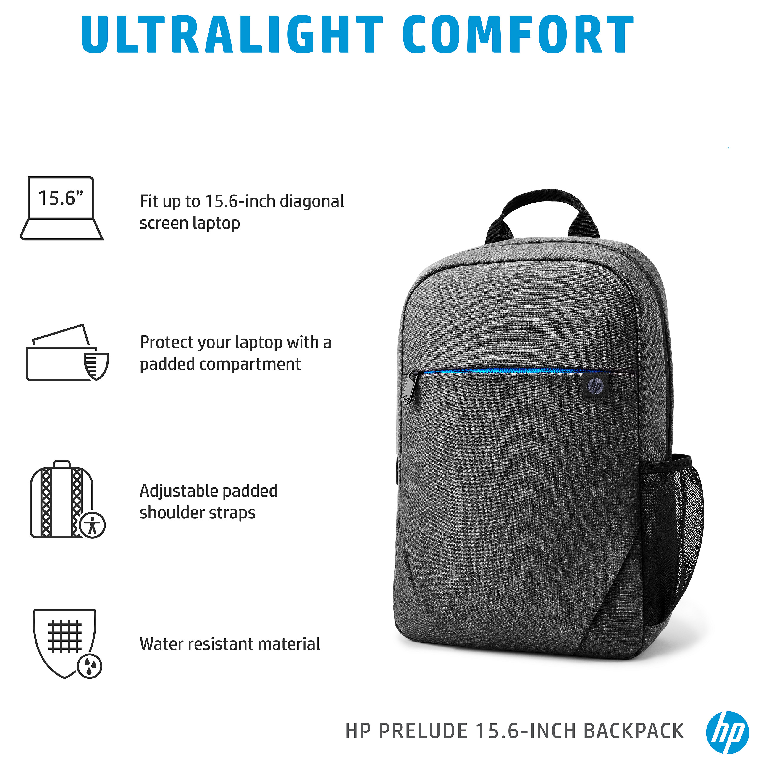 Ruksak HP BACKPACK 15,6 G2 Prelude (dimenzije 15,6, broj pretinaca 2)-6