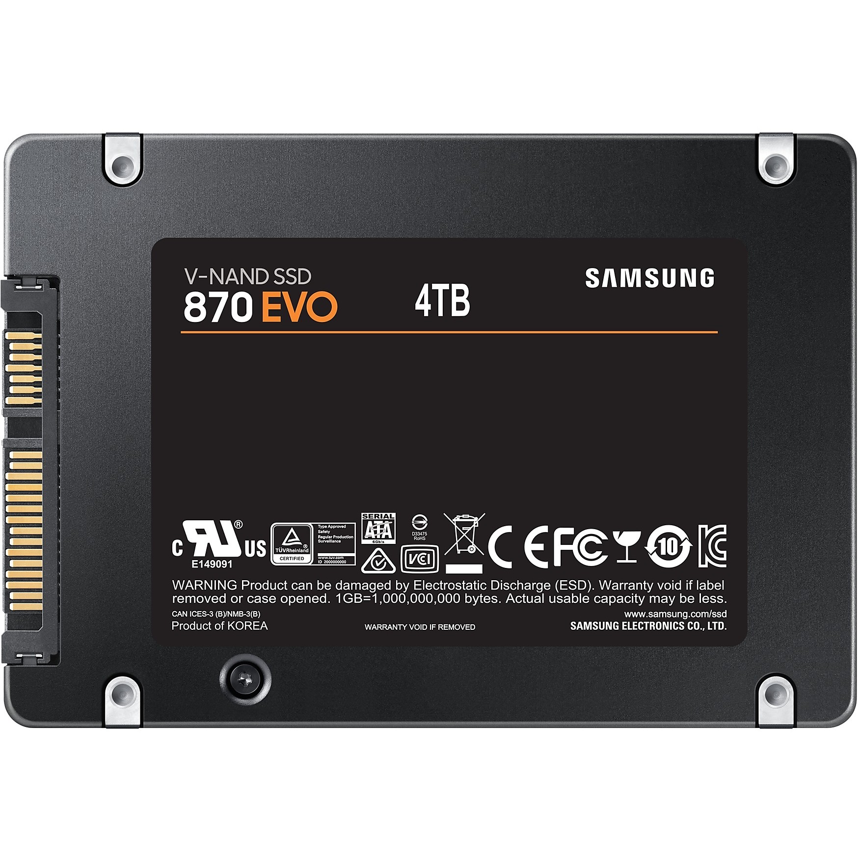 Samsung 870 EVO 4TB SSD, R/W: 560/530MB/s (MZ-77E4T0B/EU)-8