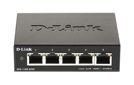 Prekidač D-LINK DGS-1100-05V2-0
