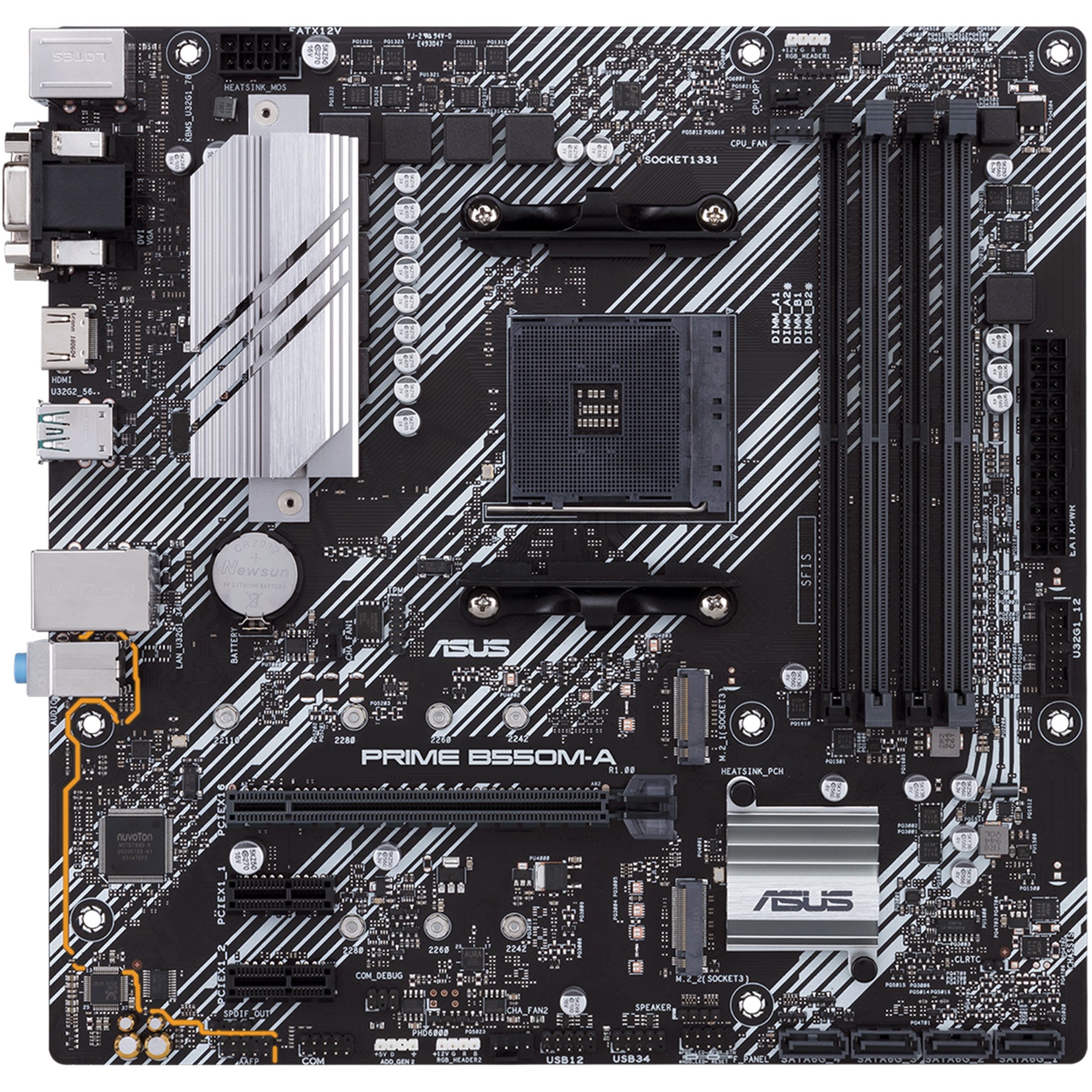 Matična ploča ASUS PRIME B550M-A AM4, AMD B550, DDR4, 128 GB-8