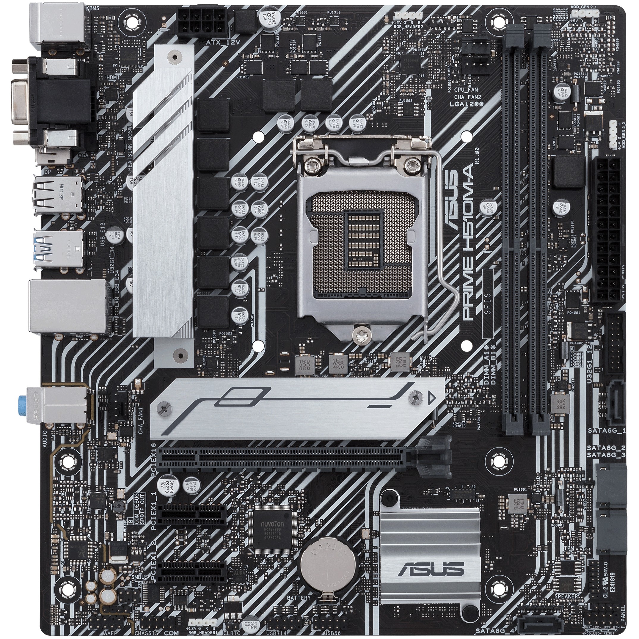 MBO ASUS PRIME H510M-A (LGA 1200, DDR4, 64 GB, PCIe 3.0 x16, SATA3 4)-2
