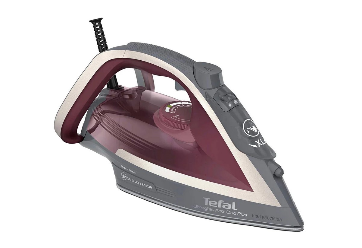 Parno glačalo TEFAL FV6840E0 Ultragliss Anti-Calc Plus (2800 W, 260g/min, crveno)-0